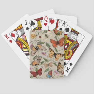 Butterfly Moth Nature Collection Drawing Playing Cards