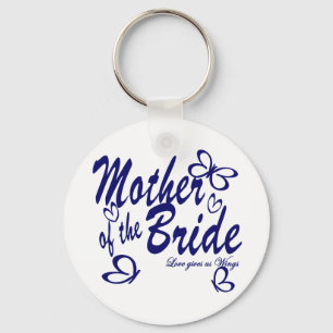 Butterfly/Mother of the Bride Key Ring
