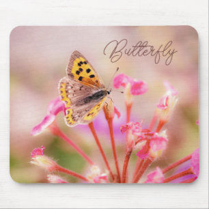 Butterfly mouse mat