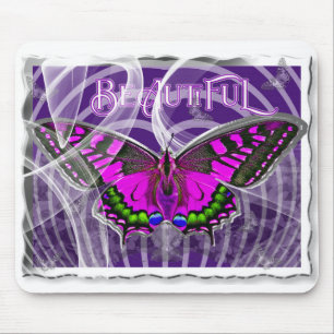 Butterfly mouse mat