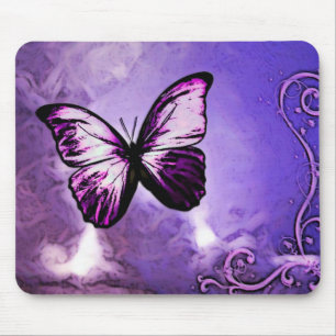 butterfly mouse mat