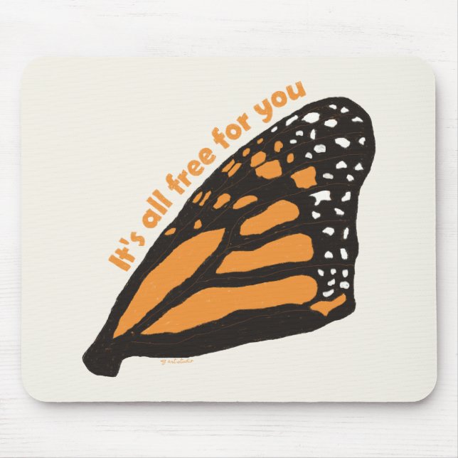 Butterfly Mouse Mat (Front)