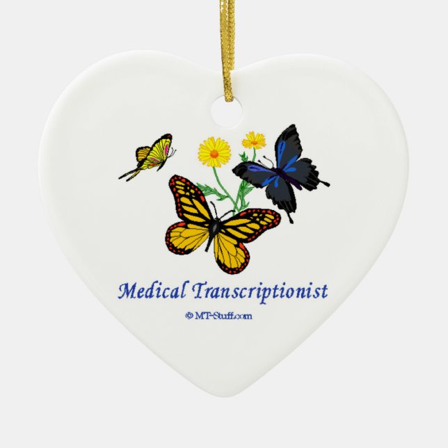 Butterfly MT Ceramic Tree Decoration (Front)