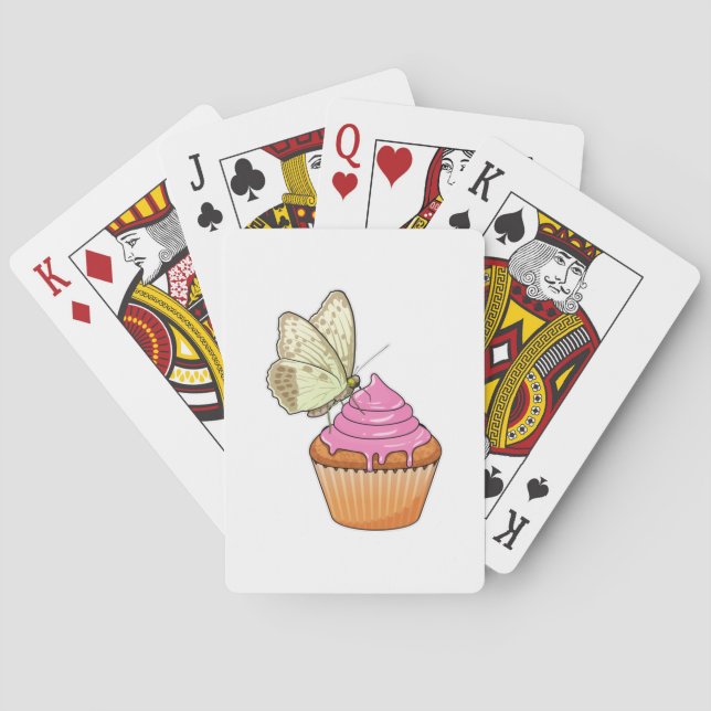 Butterfly Muffin Playing Cards (Back)