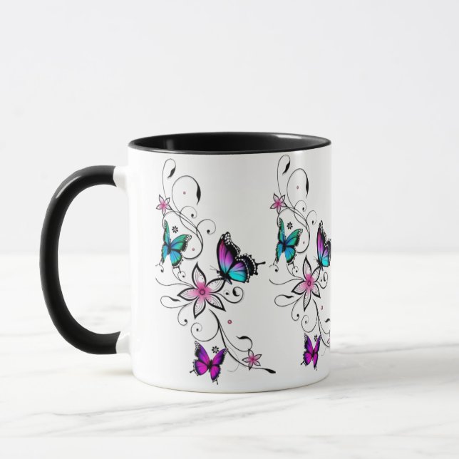 butterfly mug  (Left)