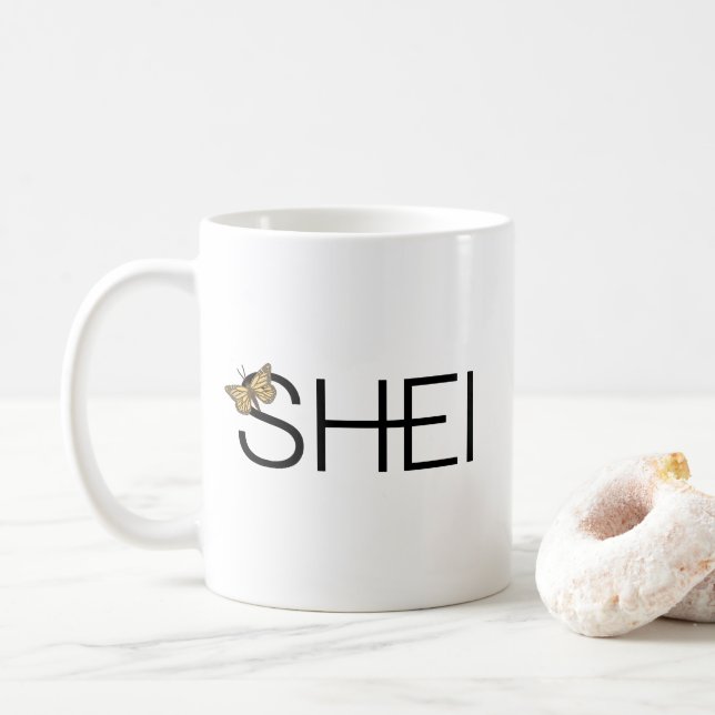 Butterfly Mug (With Donut)