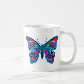 Butterfly mug, "Be the change..." Coffee Mug