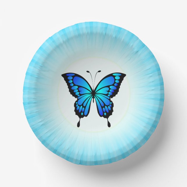 Butterfly Multicolored Designs-20286 Paper Plate (Front)