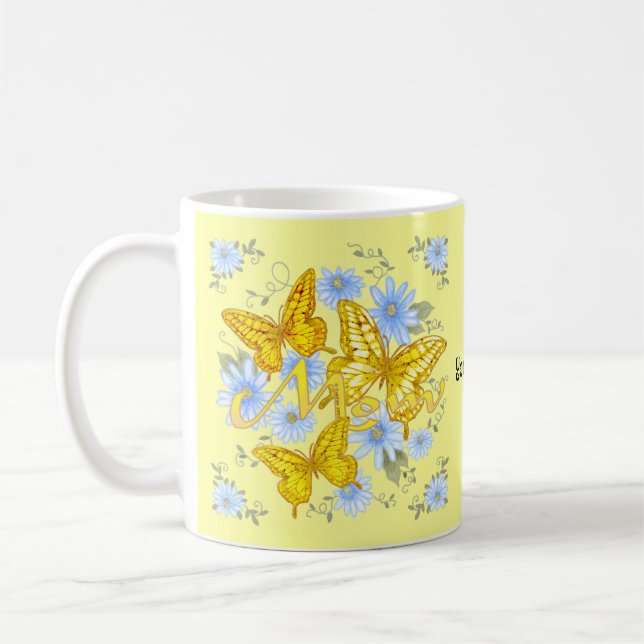 Butterfly Mum   Coffee Mug (Left)