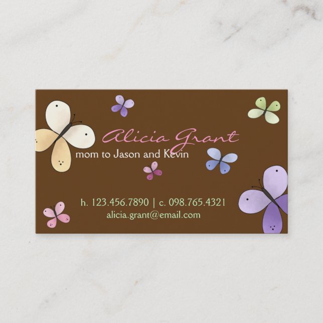 Butterfly Mummy Card (Front)