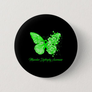 Butterfly Muscular Dystrophy Awareness 6 Cm Round Badge