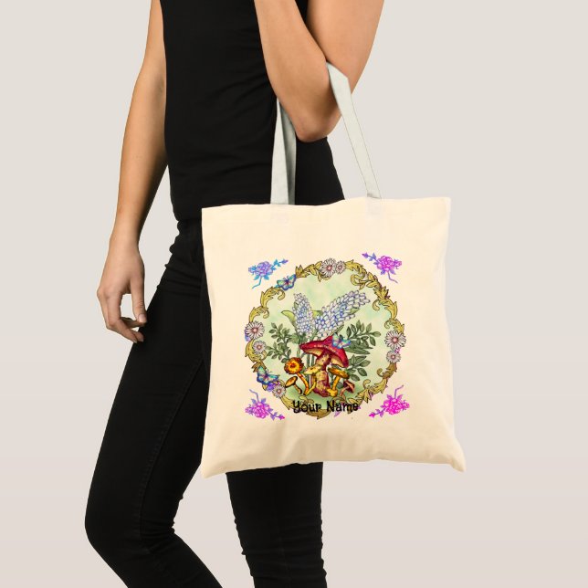 Butterfly Mushroom Tote Bag (Front (Product))