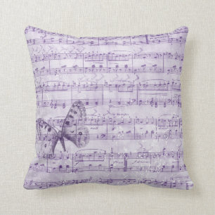 Butterfly Musical Romance Cushion
