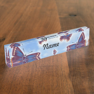Butterfly Nameplate
