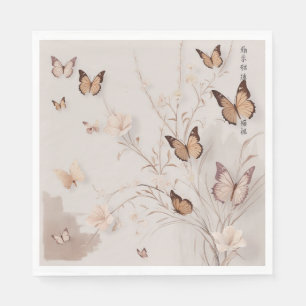 Butterfly napkin