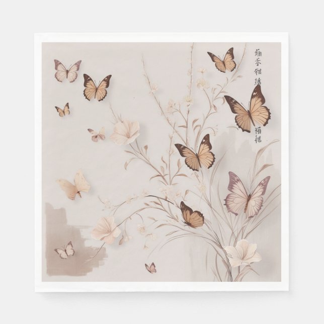 Butterfly  napkin (Front)