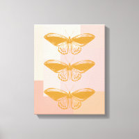 Butterfly Nature Illustration in Pink | Cute