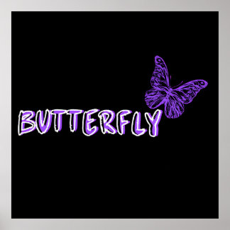 Butterfly, nature lover  poster