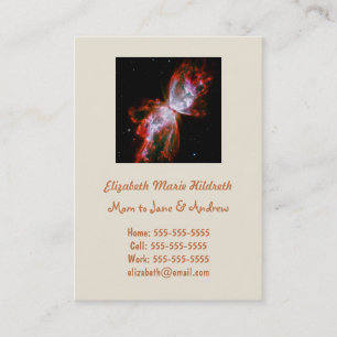 Butterfly Nebula in Scorpius Constellation Calling Card