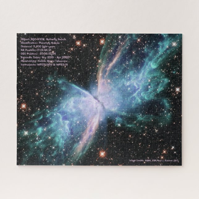 Butterfly Nebula Jigsaw Puzzle (Horizontal)