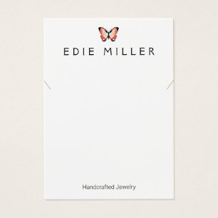 Butterfly Necklace Bracelet Display Card