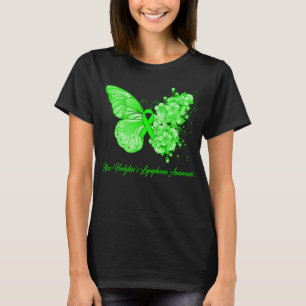 Butterfly Non-Hodgkin's Lymphoma Awareness T-Shirt