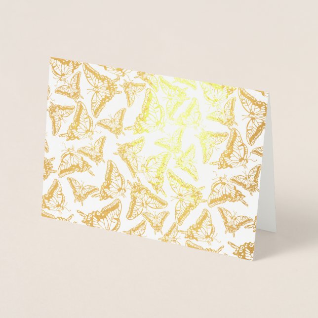 Butterfly Note Foil Card (Front)