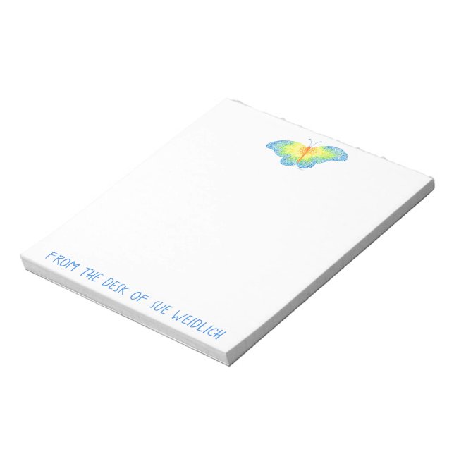 Butterfly Notepad (Rotated)