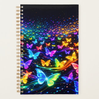Butterfly notepad neon planner
