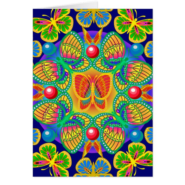 BUTTERFLY NOUVEAU CARD (Front)
