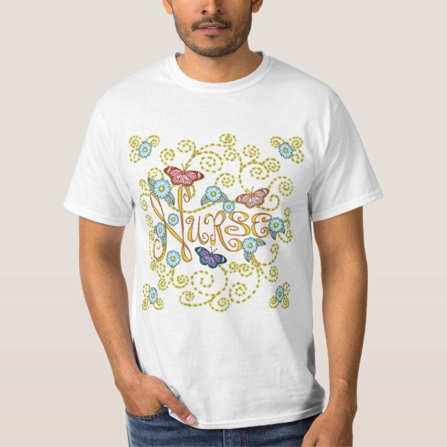 Butterfly nurse  T-Shirt (Front)