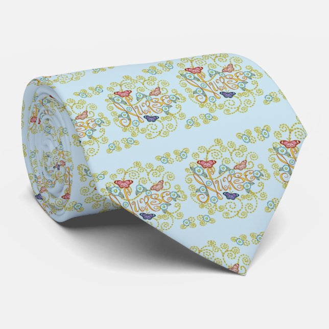 Butterfly Nurse Tie (Rolled)
