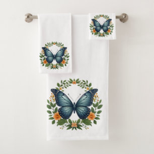 Butterfly Oasis Bath Towel Set