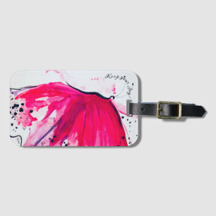Butterfly of Joy Acrylic Luggage Tag