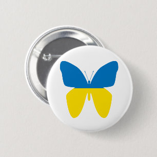 Butterfly of Ukraine 6 Cm Round Badge