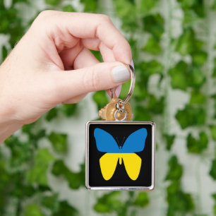 Butterfly of Ukraine Key Ring