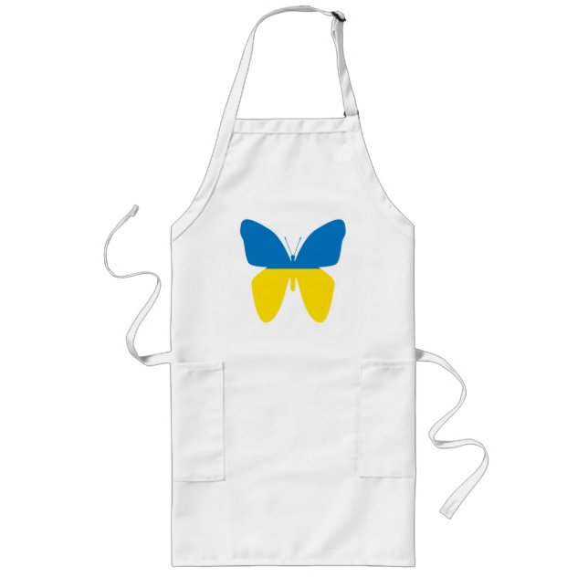 Butterfly of Ukraine Long Apron (Front)