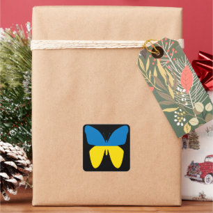 Butterfly of Ukraine Square Sticker