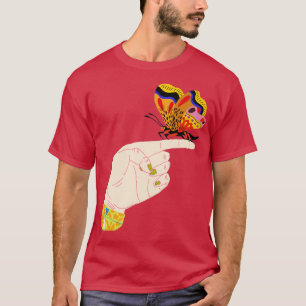 Butterfly on a finger  T-Shirt