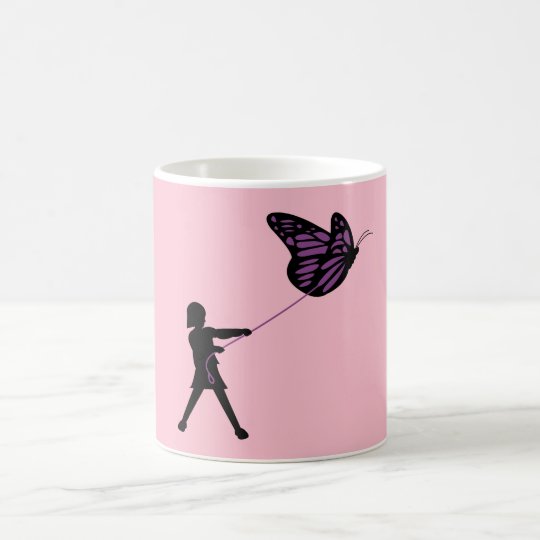 Butterfly on a Leash Coffee Mug