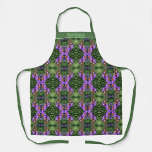 Butterfly On Aster Flower Personalised   Apron