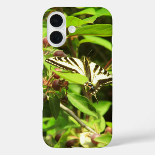 Butterfly on Crabapple iPhone 16 Case