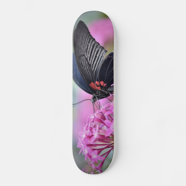 Butterfly on flower skateboard (Front)