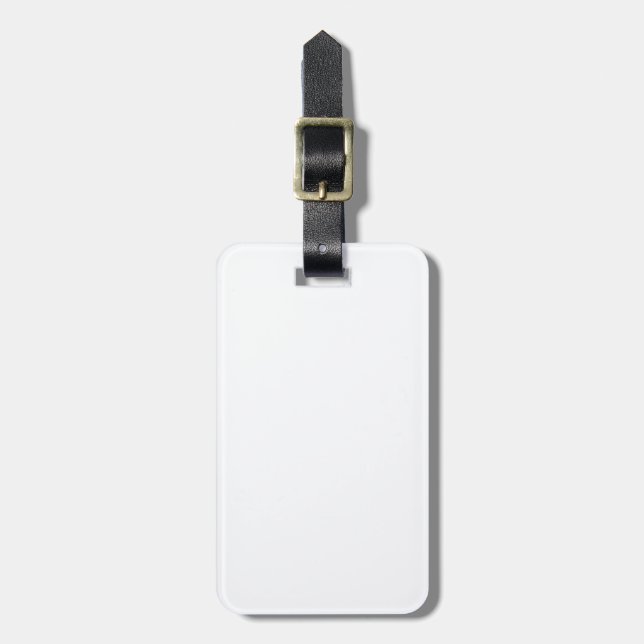 Butterfly on Flowers Luggage Tag (Front Vertical)