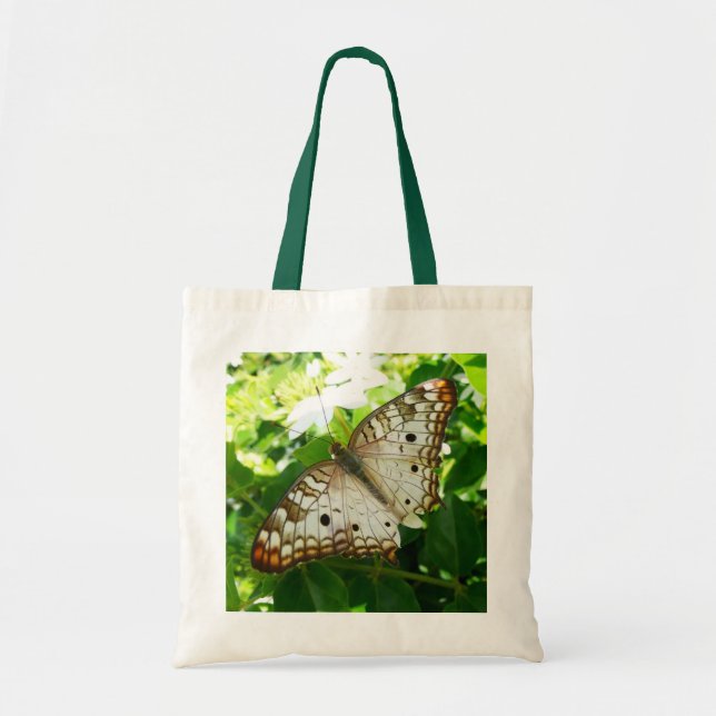 Butterfly on Jasmine Tropical Nature Photography Tote Bag (Front)