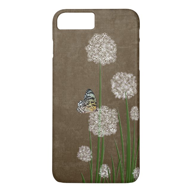Butterfly On Puffs Case-Mate iPhone Case (Back)