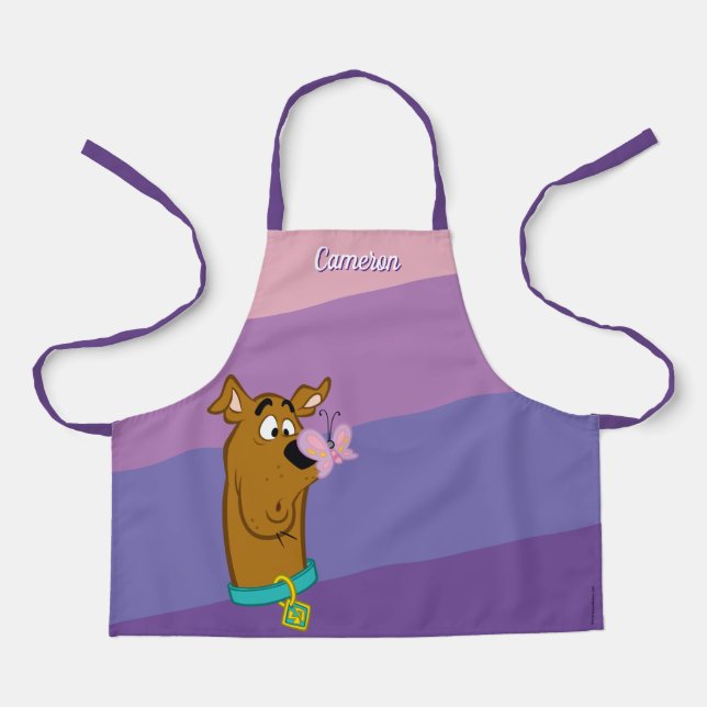 Butterfly On Scooby-Doo's Nose Apron (Front)