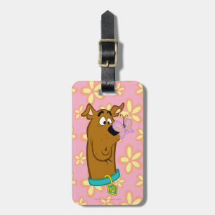 Butterfly On Scooby-Doo's Nose Luggage Tag