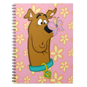 Butterfly On Scooby-Doo's Nose Notebook