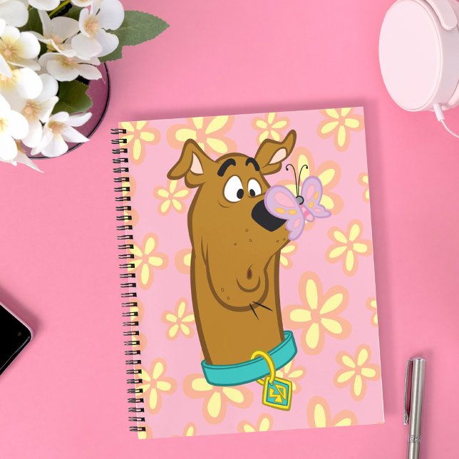Butterfly On Scooby-Doo's Nose Notebook (Creator Uploaded)